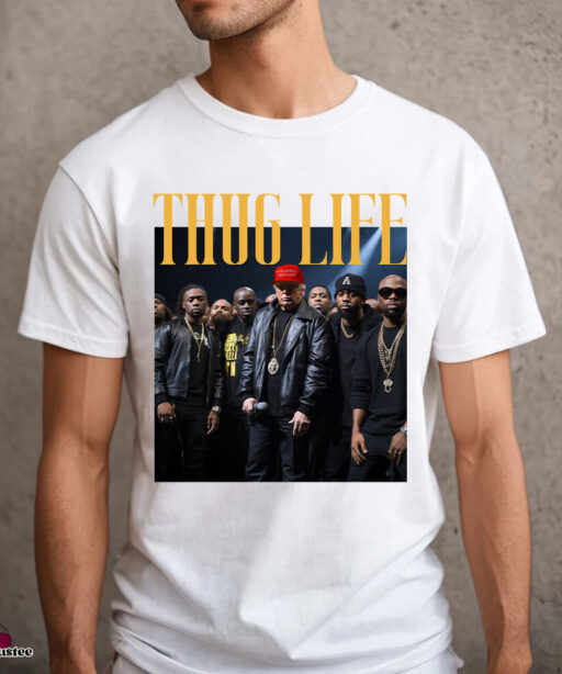 Trump Thug Life Shirt, Trump 2024 T Shirt, Trump For President T Shirt, Stand With Trump Sweatshirt