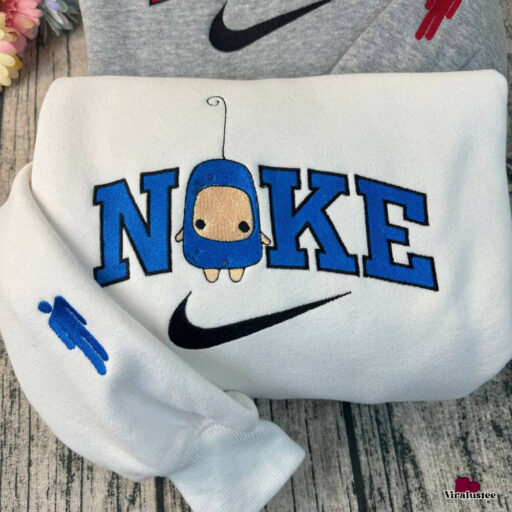 Cute Ilomilo Nike Embroidered Sweatshirts, Nike Couple Embroidery