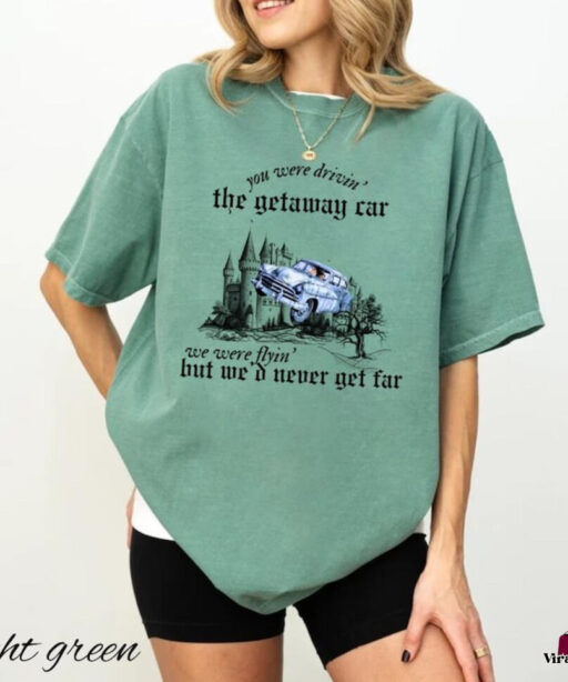 Spooky Getaway Weaslys Car Harry Potter Shirt, Hogwarts Sweatshirt