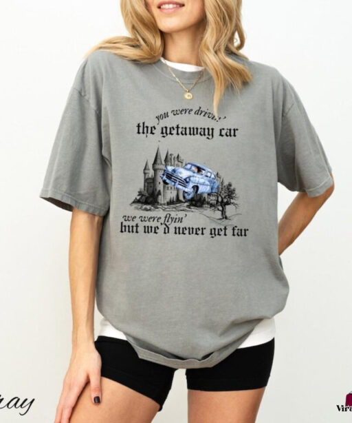 Spooky Getaway Weaslys Car Harry Potter Shirt, Hogwarts Sweatshirt