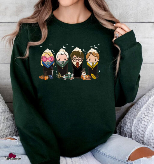 Spooky Hogwarts Halloween Sweatshirt , Harry Potter Sweatshirt ,Bookies Shirt