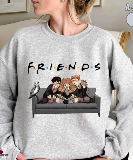 Vintage Wizard Friends Harry Potter Sweatshirt, Hogwartss Sweatshirt