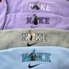 Horror Disney Villians Nike Embroidered Sweatshirt , Nike Disney Sweatshirt, Disey Villians Shirt, Nike Embroidery