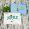 Perry The Platypus And Dr. Doofenshmirtz Nike Embroidered Sweatshirts, Gift For Your Friends , Nike Embroidery