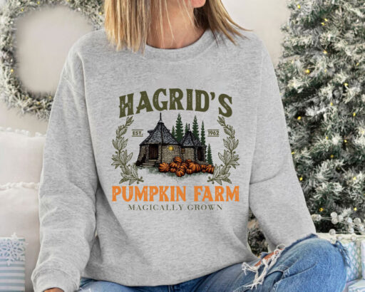 Vintage Hagrids Pumkin Farm Harry Potter Sweatshirt , Harry Potter Gifts, Women's Harry Potter Hoodie