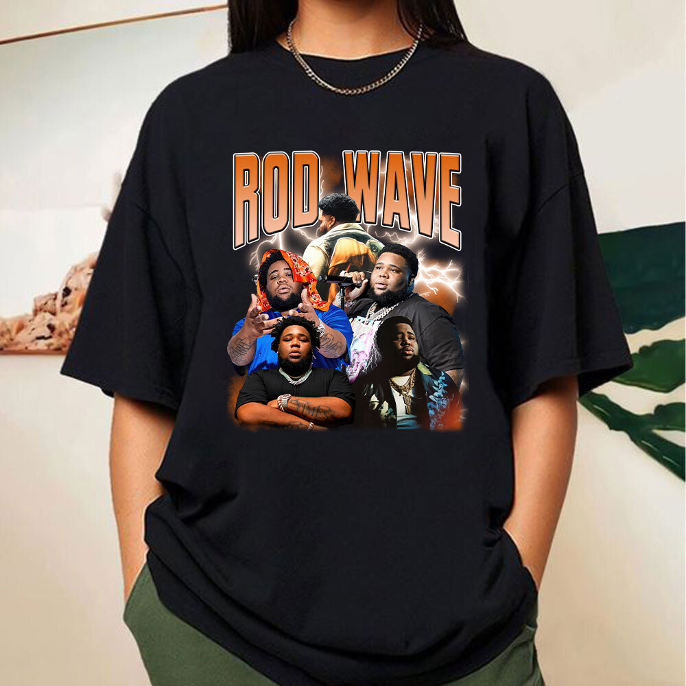 Retro Orange Rod Wave Last Lap Tour Graphic Tee , Cheap Rod Wave Merch , Rapper Shirt