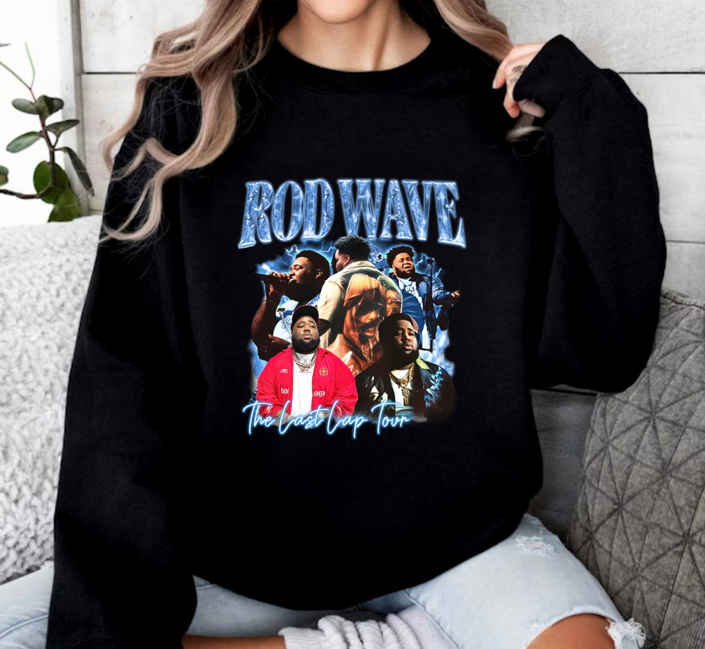 Retro Rod Wave Last Lap Tour Graphic Tee , Cheap Rod Wave Merch , Rapper Shirt