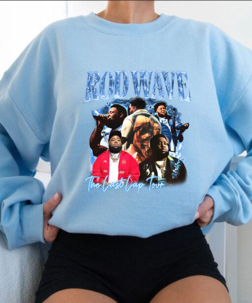 Retro Rod Wave Last Lap Tour Graphic Tee , Cheap Rod Wave Merch , Rapper Shirt