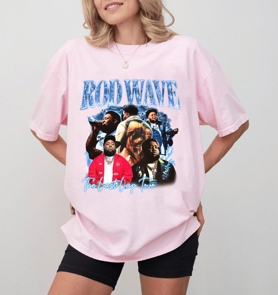 Retro Rod Wave Last Lap Tour Graphic Tee , Cheap Rod Wave Merch , Rapper Shirt