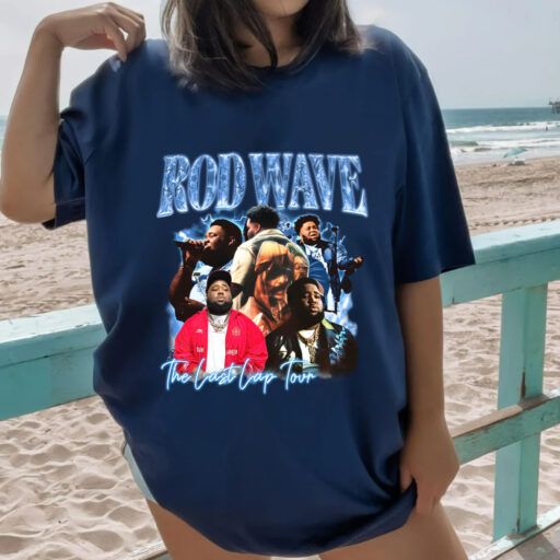 Retro Rod Wave Last Lap Tour Graphic Tee , Cheap Rod Wave Merch , Rapper Shirt