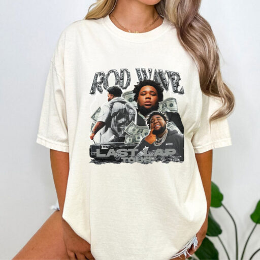 Retro Rod Wave Last Lap Tour Shirt , Cheap Rod Wave Merch