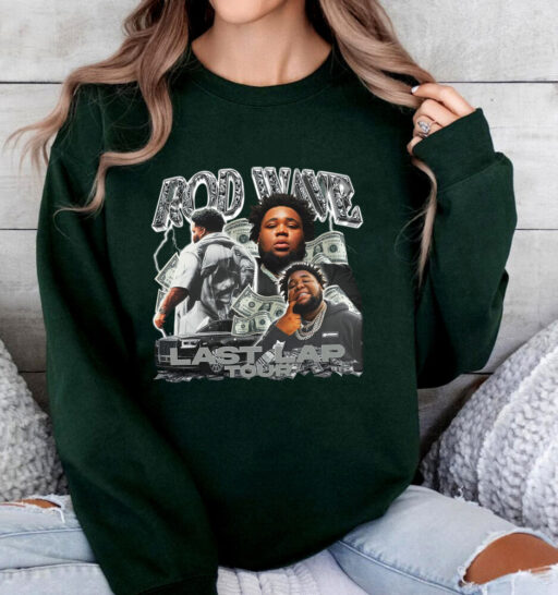 Retro Rod Wave Last Lap Tour Shirt , Cheap Rod Wave Merch