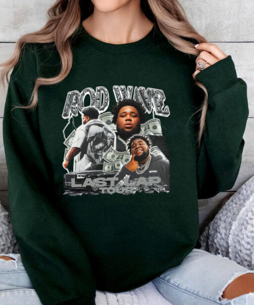 Retro Rod Wave Last Lap Tour Shirt , Cheap Rod Wave Merch