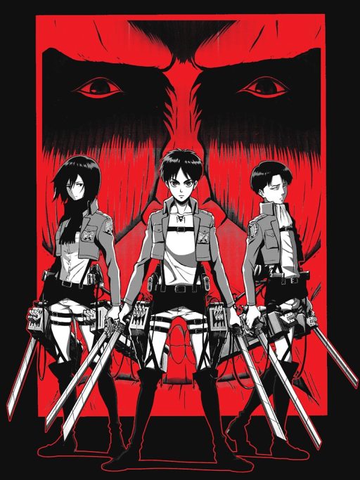 The Survey Corps (white) Classic T-Shirt, Attack On Titan Graphic Tees