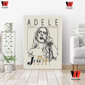 Adele Las Vegas Colosseum Concert Poster