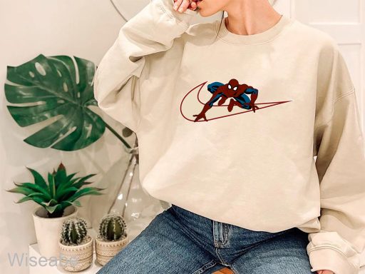 PRINT Spiderman Crew neck, Spiderman Crewneck Sweatshirt Hoodie, Trendy Sweatshirt, Vintage Spiderman