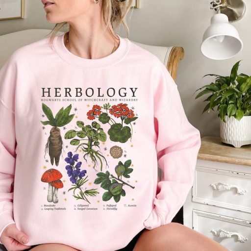 Herbology Plants Howard School Of the Witchcraft An Wizardry  Harry Potter Sweatshirt, Harry Potter Merchandise