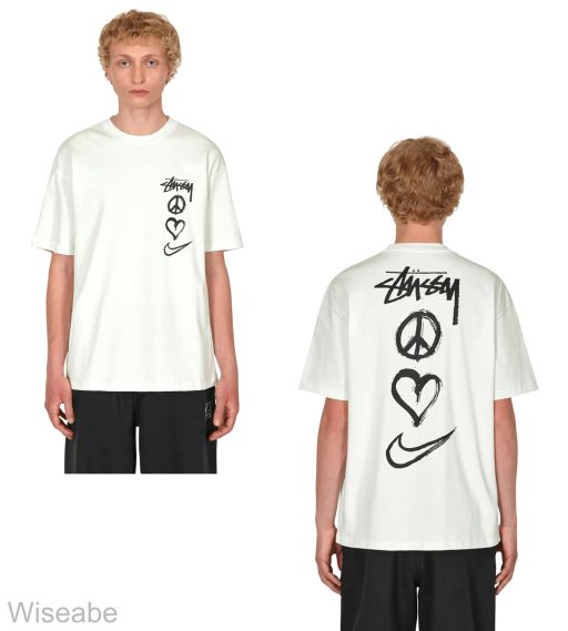 Nike X Stussy Peace Love Swoosh Shirt,  Cheap Nike Shirts