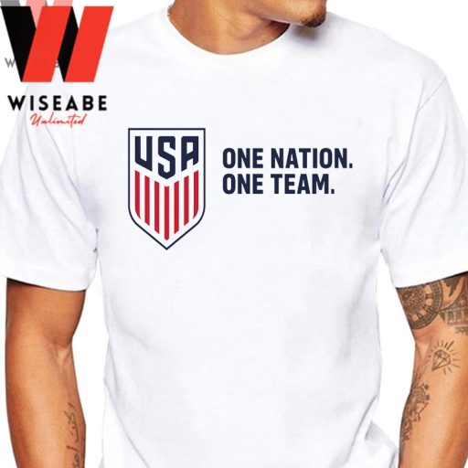 Unique One Nation One Team US Soccer T Shirt