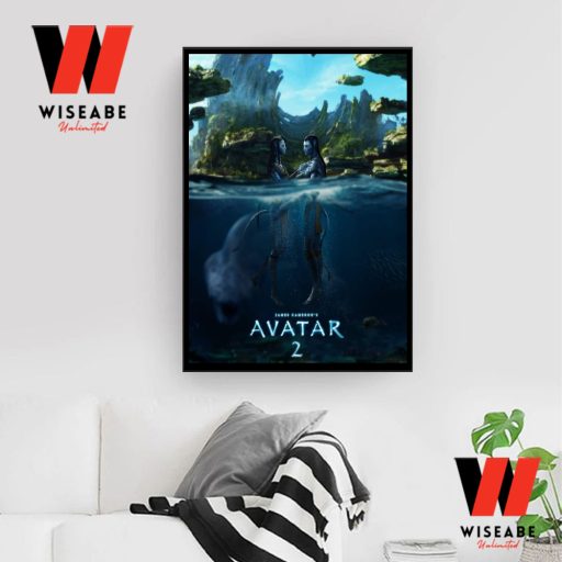 Hot Neytiri And Jake Sully Pandora Avatar The Way Of Water Movie Poster