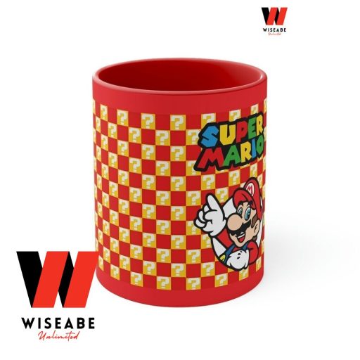 Cheap Reand And Yellow Super Mario Coffee Mug, Nintendo Coffee Mug