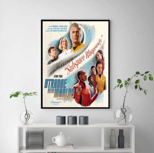 Cheap Subspace Rhapsody Star Trek Strange New Worlds Season 2 Poster