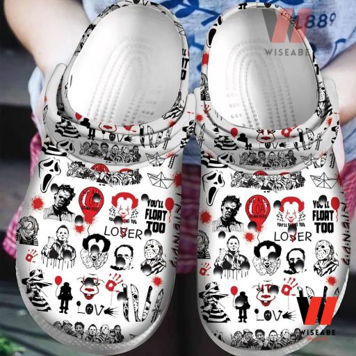 Cheap Horror White Characters Halloween Crocs , Halloween Gifts For Your Son