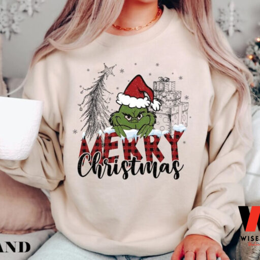 Grinch Merry Christmas Sweatshirt, Christmas Grinch Shirt, Christmas Gift