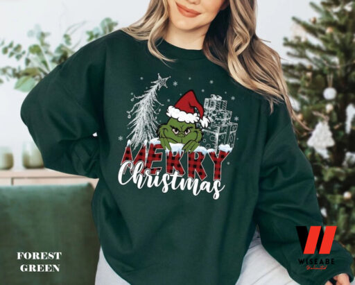 Grinch Merry Christmas Sweatshirt, Christmas Grinch Shirt, Christmas Gift