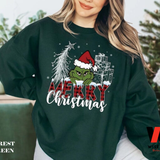 Grinch Merry Christmas Sweatshirt, Christmas Grinch Shirt, Christmas Gift