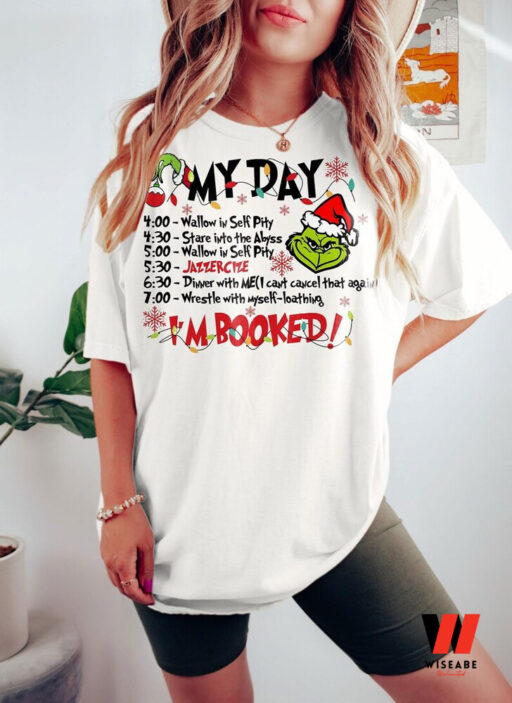 Grinch My Day SweatShirt, Ugly Christmas Shirt, Merry Christmas Grinch Shirt