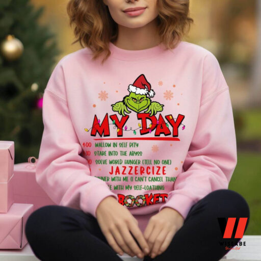 Grinchmas Christmas Sweatshirt, My Day I'm Booked Sweatshirt, Grinch Shirt, Christmas Gifts