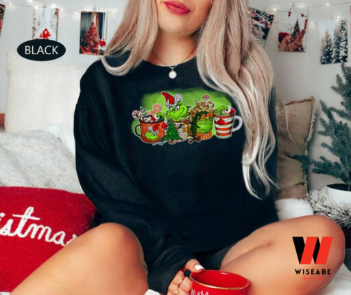 Grinchmas Coffee Latte Sweatshirt, Vintage Grinc Coffee Shirt, Christmas Gifts