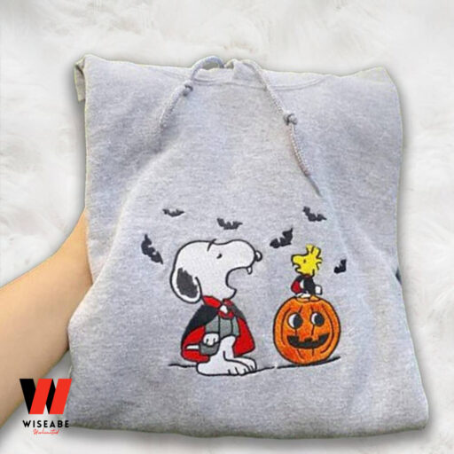 Halloween Snoopy Embroidered Sweatshirt, Spooky Season, Halloween Gifts