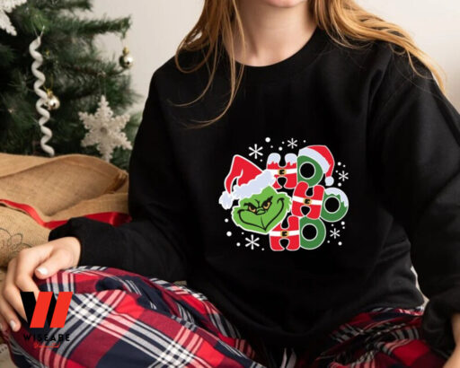 Ho Ho Ho Grinch Sweatshirt, Christmas Shirt, Grinchmas Gift