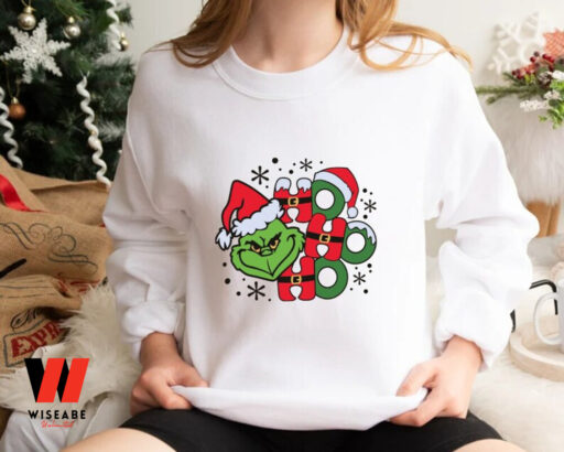 Ho Ho Ho Grinch Sweatshirt, Christmas Shirt, Grinchmas Gift