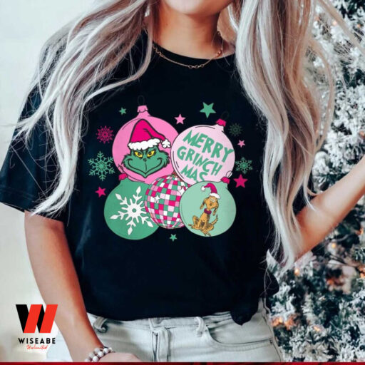 Pink Grinch Shirt, Funny Christmas Sweatshirt, Grinchmas Vibes, Christmas Gift