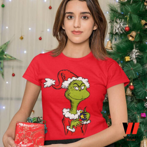 The Grinch Face Christmas Shirt, Disney Christmas Grinch shirt, Christmas Gift