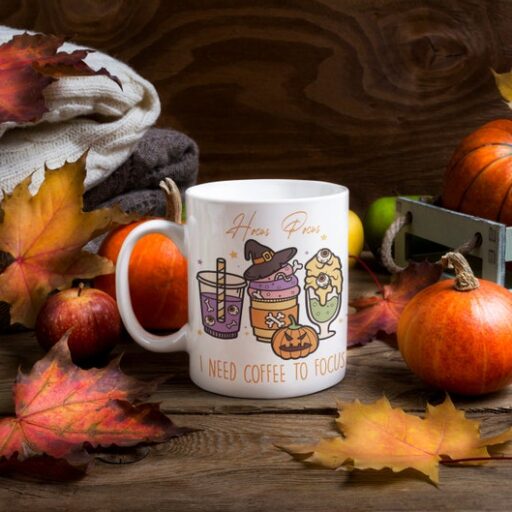 Coffee Cup Halloween Hocus Pocus Coffee Mug Ceramic Cup Tea Cup Halloween Coffee Ghost - Spooky Season