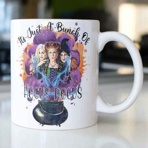 Funny Halloween Witches Coffee Mug, Just A Bunch Of Hocus Pocus Mug