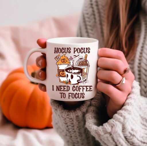 Hocus Pocus Mug, Halloween Mug, Witching Hour Coffee Mug