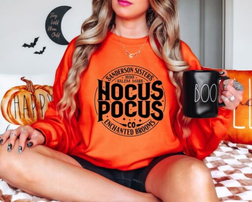 Vintage Hocus Pocus Sweatshirt, Sanderson Sisters Sweatshirt, Halloween Party Shirt