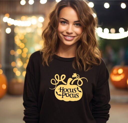 Hocus Pocus Sweatshirt, Pumkin Hocus Pocus Sweatshirt