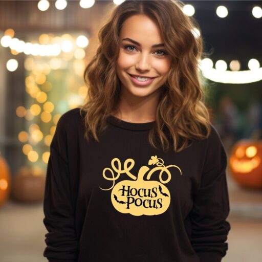 Hocus Pocus Sweatshirt, Pumkin Hocus Pocus Sweatshirt