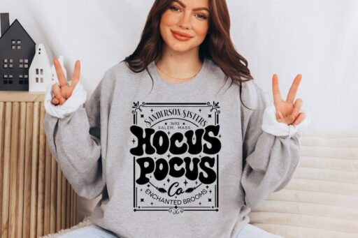 Vintage Hocus Pocus Sweatshirt, Sanderson Sisters Sweatshirt, Halloween Gift