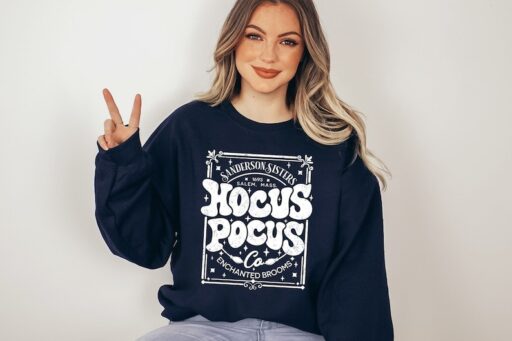 Vintage Hocus Pocus Sweatshirt, Sanderson Sisters Sweatshirt, Halloween Gift