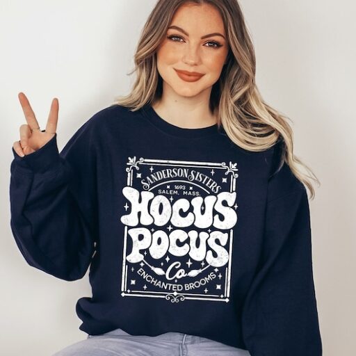 Vintage Hocus Pocus Sweatshirt, Sanderson Sisters Sweatshirt, Halloween Gift