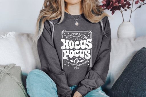 Vintage Hocus Pocus Sweatshirt, Sanderson Sisters Sweatshirt, Halloween Gift