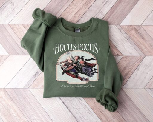 Vintage Hocus Pocus Sweatshirt, Sanderson Sisters Sweatshirt, Halloween Outfit