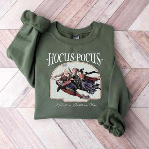 Vintage Hocus Pocus Sweatshirt, Sanderson Sisters Sweatshirt, Halloween Outfit